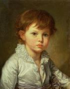 Jean Baptiste Greuze, Portrait of Count Stroganov as a Child